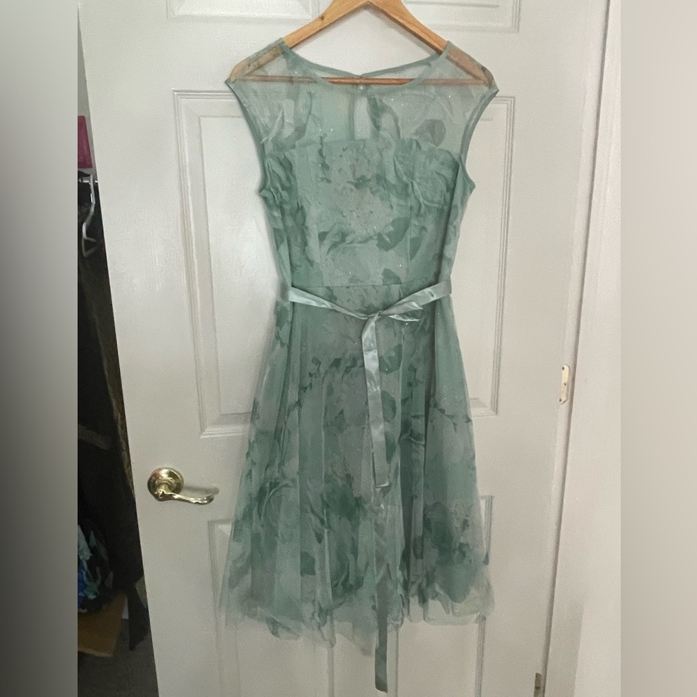 Glitter teal dress